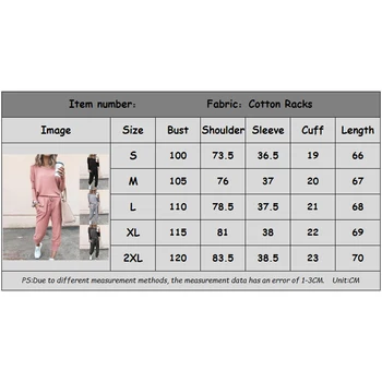 Dviejų dalių Komplektai Moterų 2020 M. Kelnes ir Top Set Long Sleeve Top+Sweatpants Moterų Megztinis Streetwear Drabužių Plius Dydžio Šiltas