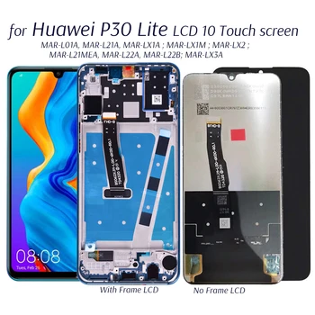 Ekrano ir Huawei 30 Lite MAR-LX1M LX1A LX2 L21MEA LX3A LCD Ekranas 10 