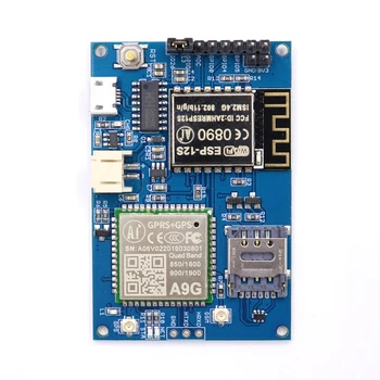Elecrow ESP8266 ESP-12S A9G GSM GPRS+GPS DI Mazgas V1.0 Modulis DI Vystymo Lenta su Visų vienos Korinio ryšio WiFi GPS sekimo