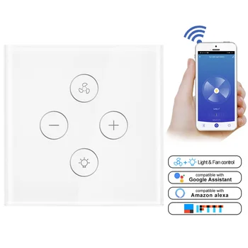 ES WiFi Smart Ventiliatorius Perjungti PROGRAMĄ Nuotolinio Laikmačio Greičio Kontrolė Suderinama su Alexa 