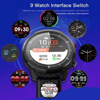 ESEED L5 Pro S10 Plus smart watch vyrų IP67 atsparus vandeniui visiškai jutiklinis ekranas 60days ilgo laukimo smartwatch Širdies ritmo PK garbę žiūrėti