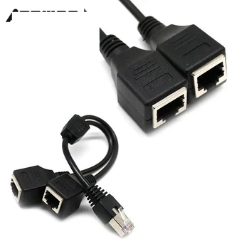 Ethernet Adapteris, Splitter, 0,3 M Nešiojamas Profesinės Ethernet Tinklo plokštės Tinklo ilgiklis