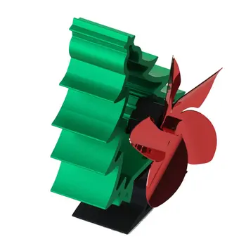 Europos Stilius Paprastas Ir Nešiojamų Kalėdų Eglutė Židinys Ventiliatorius 5-Peilis Ventiliatorius Energijos Taupymo Lemia Šiluminės Energijos