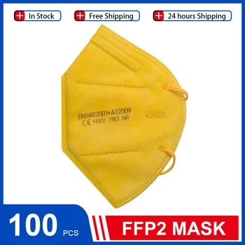 FFP2 KN95 Veido Kaukė Kvėpuojantis 95% Filtravimo KD2.5 Anti-Rūko 5 Sluoksnių Prisitaikyti Nagų Kaukė Anti-Rūko Stiprų Asmeninės Apsaugos