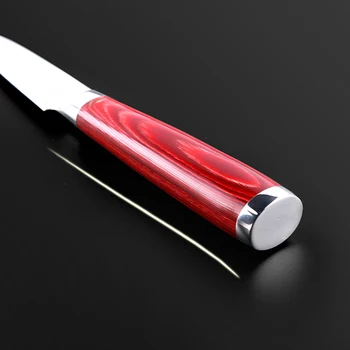 FINDKING Prekės damasko peilis 3.5 colių skutimo peilis spalvų medinių damasko plieno virtuvės peiliai vaisių peilis