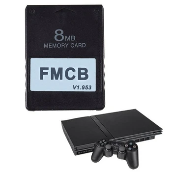 FMCB v1.953 Kortelės Atminties Kortelė PS2 Playstation 2 Free McBoot Kortele 8MB 16 MB 64MB 32MB OPL MC Boot Programą Kortelės