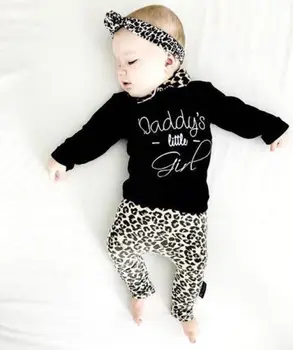 FOCUSNORM Naujagimiui Vaikas Baby Girl Print Camo Drabužių ilgomis Rankovėmis Viršūnes Marškinėliai, Kelnės Apranga Rinkinys