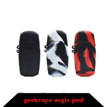 Geekvape Aegis Pod Silikonu Padengti Atveju odos ir Gumos Rankovės lipdukas wrap Vape Geekvape Aegis 18W Pod Skydas