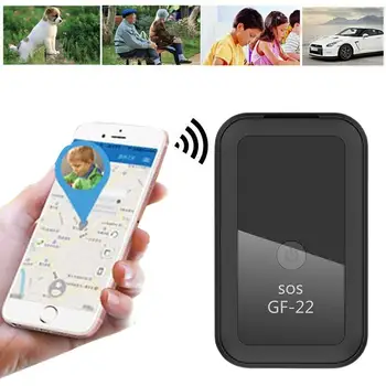 GF22 Realaus Laiko Automobilio GPS Tracker Balso Kontrolės Magnetinio Anti-Lost Prietaiso Auto Transporto priemonės, GPS Locator Localizador Mini Gps Seklys