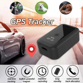 GF22 Realaus Laiko Automobilio GPS Tracker Balso Kontrolės Magnetinio Anti-Lost Prietaiso Auto Transporto priemonės, GPS Locator Localizador Mini Gps Seklys