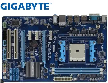 Gigabyte GA-A55-S3P originalus plokštė AMD DDR3 Socket FM1 32GB USB2.0 A75 NAUDOTI Darbalaukio motherborad