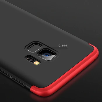 GKK Samsung Galaxy S9 Atveju 360 Visas Apsaugos antidetonaciniai Trys Viename Ultra Plonas Hard Case For Samsung S9 Telefono Dangtelį Coque