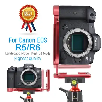 Greito Atleidimo L Plokštės Laikiklis Laikiklis rankenos Canon EOS R5 EOS R6 Fotoaparatas