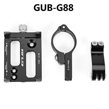 GUB G88 Aliuminio Lydinio Daugiafunkcį Dviračio Rankenos Telefono Mount Turėtojas Laikiklis Mobiliojo Telefono Turėtojas 3.5-6.2 Cm PhonesF