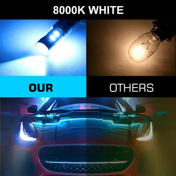 H1 LED Žibintų Lemputės 1800LM 8000K Ice Blue Super Šviesus Automobilių Žibintai, Automobilių Lempos Super Šviesus Automobilio LED Rūko Lemputės H1 CV