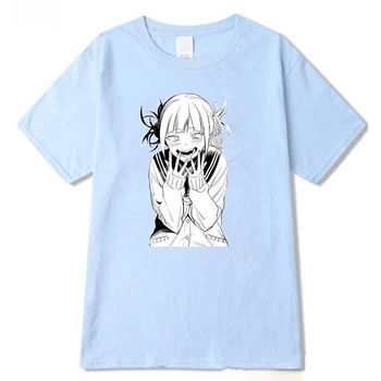 Harajuku Graphic Marškinėliai Moterims Mano Herojus akademinės bendruomenės Anime T-shirt Himiko Toga Marškinėlius Grafinis Viršūnes Moteris