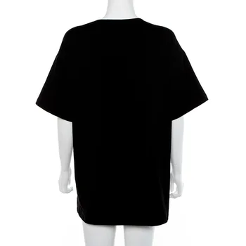 Harajuku Marškinėliai Laisvi Marškinėliai Moterims Gothic Girl Vasaros Viršūnes Tee Trumpas Rankovėmis Tee Black Streetwear