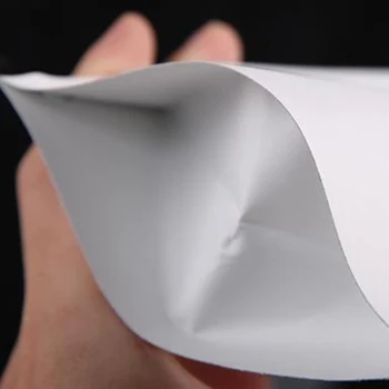HARDIRON Baltos spalvos Aliuminio Folija Uždaromos Kraft Paper Bag Ziplock Maišą Maisto Arbata Pakuotė Maišelis Nuolatinis popierinį Maišelį Aliuminio Folijos Maišelį