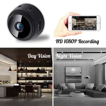 Hd Wireless 1080P A9 Wifi Mini Ip vaizdo Kameros Lauke, Naktį Versija Micro Paslėpta Kamera, vaizdo Kameros Balso Vaizdo įrašymo Apsaugos