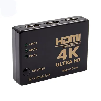 HDMI jungiklis 3 Uosto 4K*2K 1080P HDMI Switcher Selektorių Perjunkite 3x1 Splitter Lauke Ultra HD HDTV Xbox PS3, PS4 Daugiaformačių