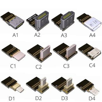 HDMI Kabelis 270/90 Laipsnių Kampu, HDMI Mini HDMI Kabelį 1ft 2ft 2.0 Micro HDMI Kabelis 4K 3D TELEVIZORIŲ, PS3 Projektorius, Kompiuteris Kabelis A3