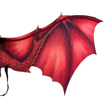 Helovyno Cosplay Sparnus Naujiena 3D Dragon Sparno Kostiumų Priedai Suaugusiųjų Neaustinio Audinio Sparnai Apdaila