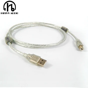 Hifi USB kabelis VPK UK-415 USB print line USB 2.0 duomenų vielos dvigubai magnetinis žiedas spausdintuvo 1,5 M