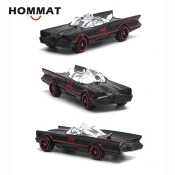 HOMMAT Hot Weels 1:64 Masto Karšto ratų Vėžės Batmobile Modelio Automobilių Lieti Diecasts Žaislinės Transporto priemonės Automobilio Modelį Žaislai Vaikams Berniukams