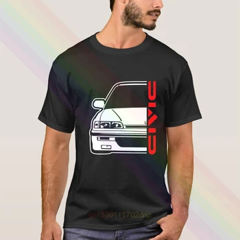 Honda Civic Ex Automobilį T-Shirt 2020 Naujausias Vasaros vyriški trumpomis Rankovėmis Populiarus Tees Marškinėliai Topai Unisex