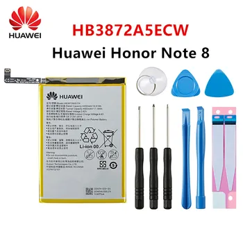 Hua Wei Originalus HB3872A5ECW 4500mAh Baterija Huawei Honor 8 Pastaba Note8 EDI-DL00 EDI-AL10 Pakeitimo Baterijas +Įrankiai