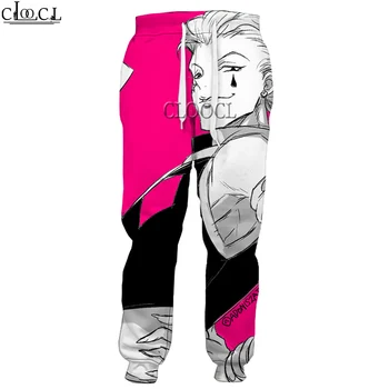 HX Japonų Anime Hunter X Hunter Kelnės 3D Atspausdintas Unisex Juokinga Atsitiktinis Kelnės Pavasarį, Rudenį Streetwear Sweatpants