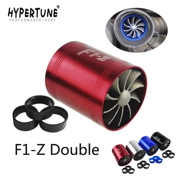 Hypertune - F1-Z Dviguba Turbina Turbo Įkroviklis Oro Įsiurbimo Dujų Kuro Taupymo Ventiliatorius Automobilių Supercharger HT-FSD11