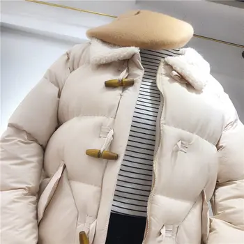Hzirip 2019 Naujo Dizaino Moterų, Moterų Žiemos Paltai Storio Aukštos Kokybės Medvilnės Striukė Studentų Outwear Saldus Moterų Plius Dydis 3 Spalvų