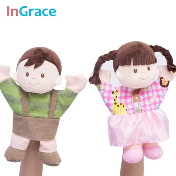 InGrace Vaikų Lėlių tikroviška kūdikių ankstyvojo mokymosi vertus lėlių berniukas ir mergaitė pirmoji dovana, aukštos kokybės pliušinis lėlės vaikams