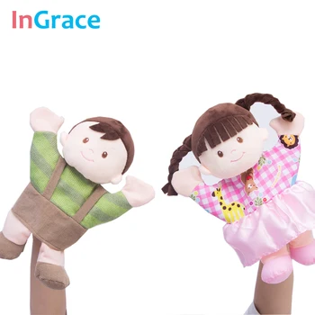 InGrace Vaikų Lėlių tikroviška kūdikių ankstyvojo mokymosi vertus lėlių berniukas ir mergaitė pirmoji dovana, aukštos kokybės pliušinis lėlės vaikams