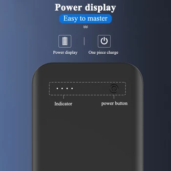 IPhone 12 Pro Max Baterijos Kroviklis Atveju Nešiojamų Galia Banko Telefono Apsauginis Apvalkalas Batterie gauta iš 