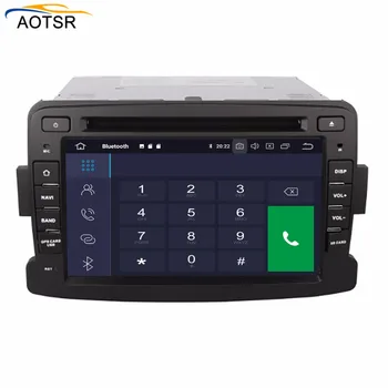 IPS Android 9.0 Automobilio multimedia dvd grotuvas, galvos vienetas Renault Duster 2012 2013 GPS Navigacija radijo auto stereo 4+32G BT Wifi