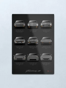 Istorija - Datsun / Nissan Fairlady Z - V2 Specifikacijos, Metalo Spausdinti Sienos Menas Namų Sienų Dekoras Alavo Ženklas