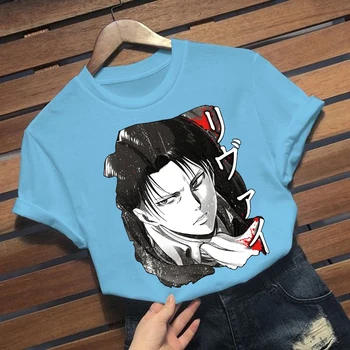 Išpuolis Titan Marškinėliai vyriški Laisvalaikio Mada Anime Trumpas Rankovės Streetwear Vyrų T-shirt Harajuku Viršūnės