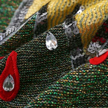 Išskirtinį Zawalcowany Metalo Tekstūros Išsiuvinėti Megztinis Megztinis 2021 Žiemos Moterų ilgomis Rankovėmis Megztinis C-028