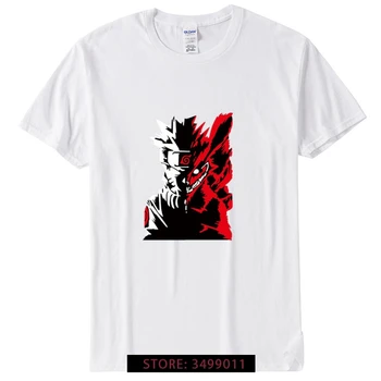 Japonijos Akatsuki Naruto T-shirt Sasuke Ullzang Spausdinti Marškinėlius Vyrų Mados Streetwear Harajuku Hip-Hop Cool Marškinėliai Vyrams