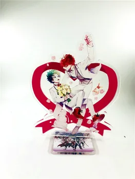 Japonų Anime, Mano Herojus akademinės bendruomenės Akrilo Stendas Modelis Žaislai Sakura Veiksmų Skaičius, 15cm, dvipuse-geriausia dovana