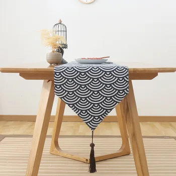 Japonų stiliaus shiatsu muji stiliaus Pledas Stalo Bėgikų Staltiesė Stalo Puošmena Gali būti pritaikyti ir didmeninės