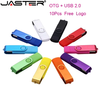 JASTER Išmanųjį telefoną Pendrive OTG USB Flash Drive key usb 2.0 stick 64G otg pendrive 4g, 8g 16g 32g 128G Toepassing Micro Usb