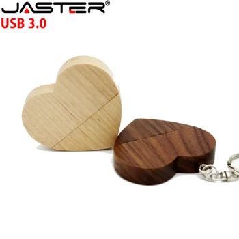 JASTER USB 3.0 kūrybos meilė širdies usb flash drive 4GB 8GB 16GB 32GB 64GB usb dovana pendrive LOGOTIPĄ Išorės saugojimo U disko