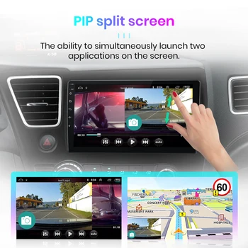 Junsun V1 Android 10.0 DSP CarPlay Automobilio Radijo Multimedia Vaizdo Grotuvas Auto Stereo GPS Honda Civic 9 2013 - 2016 2 din dvd