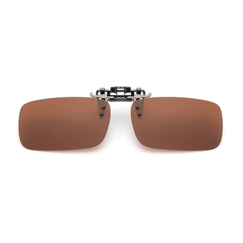 Kachawoo uv400 poliarizuoti akiniai nuo saulės klipą trumparegystė akinius aukštos kokybės unisex clip-on naktinio matymo akiniai vairavimui vyrai