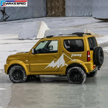 Kalnų Grafika Vinilo pasiūlymą Suzuki Jimny OFF ROAD Stiliaus Automobilių Durų Pusėje Dekoro Lipduko Kėbulo Išoriniai Priedai
