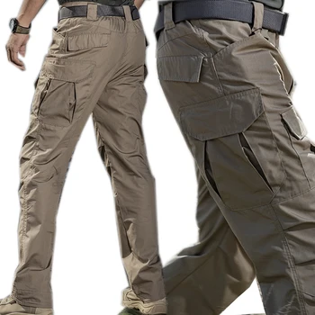Karinės Taktinės Kelnės Armijos Vyrų Jogger Plius Dydžio Kelnės Multi-Kišenės Zip Karinės chaki Black vyriški Krovinių Kelnės Atsitiktinis Ziajać
