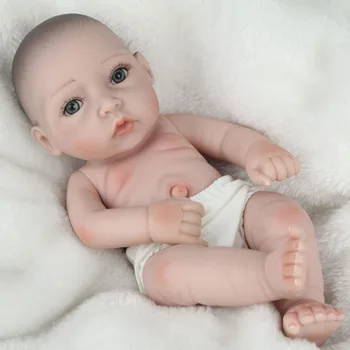 Karšto Pardavimo 26CM Naujagimių LĖLĖS Realus Rankų darbo Reborn Baby Lėlės minkšto silikono atgimsta bamblys Bonecas vonios Žaislai gimtadienis